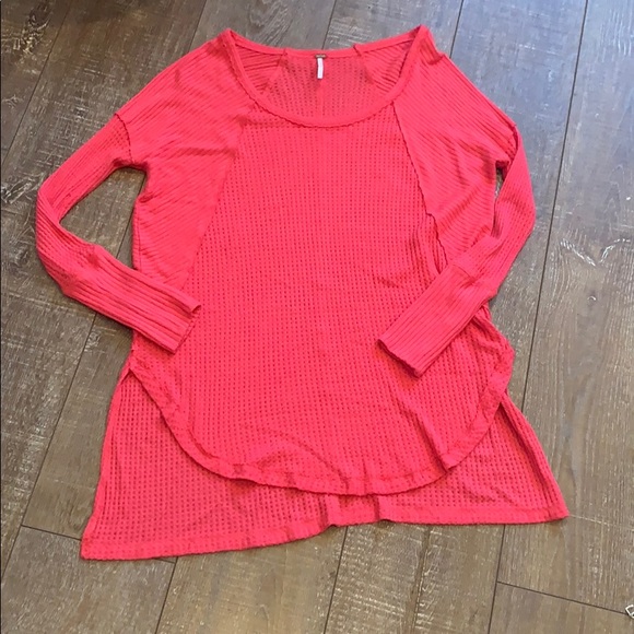 Free People Poppy Ventura high-low thermal Top - Picture 5 of 7